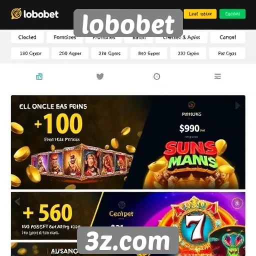 Promoções e bônus oferecidos pelo site Lobobet